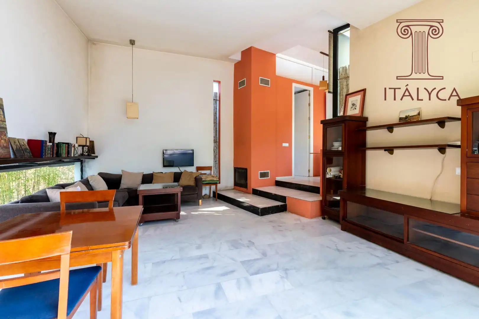Living room of Houses for sale in El Castillo de las Guardas  with Private garden, Terrace and Community pool