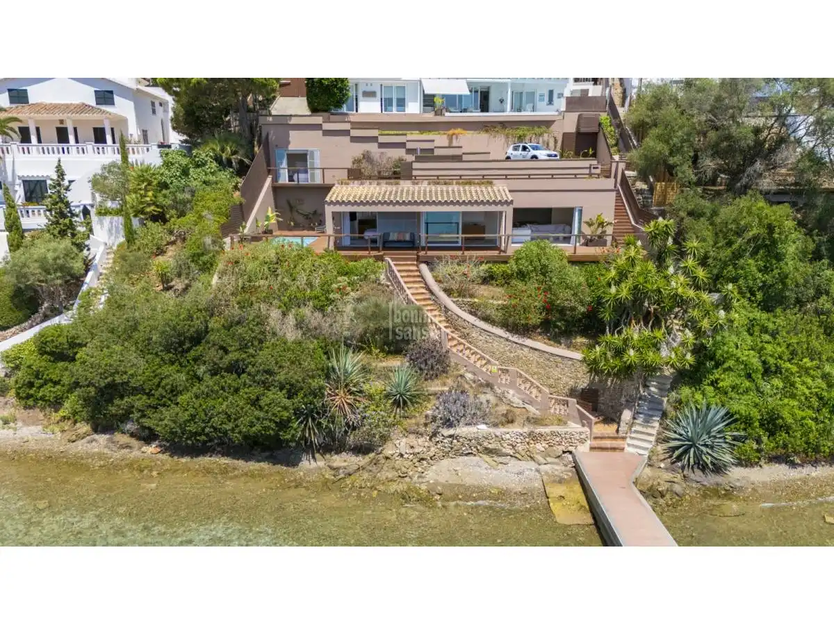 Vista exterior de Casa o chalet en venta en Maó - Mahón con Calefacción, Terraza y Piscina