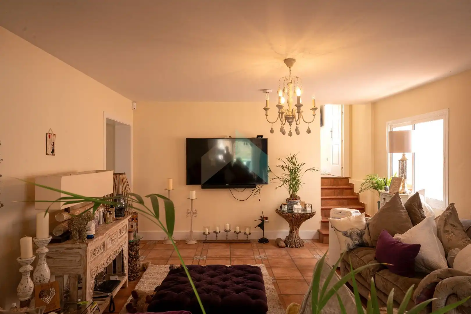Sala d'estar de Casa o xalet en venda en San Miguel