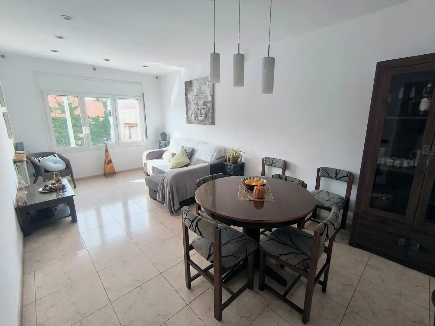 Sala de estar de Piso en venta en Vilablareix con Aire acondicionado, Calefacción y Terraza