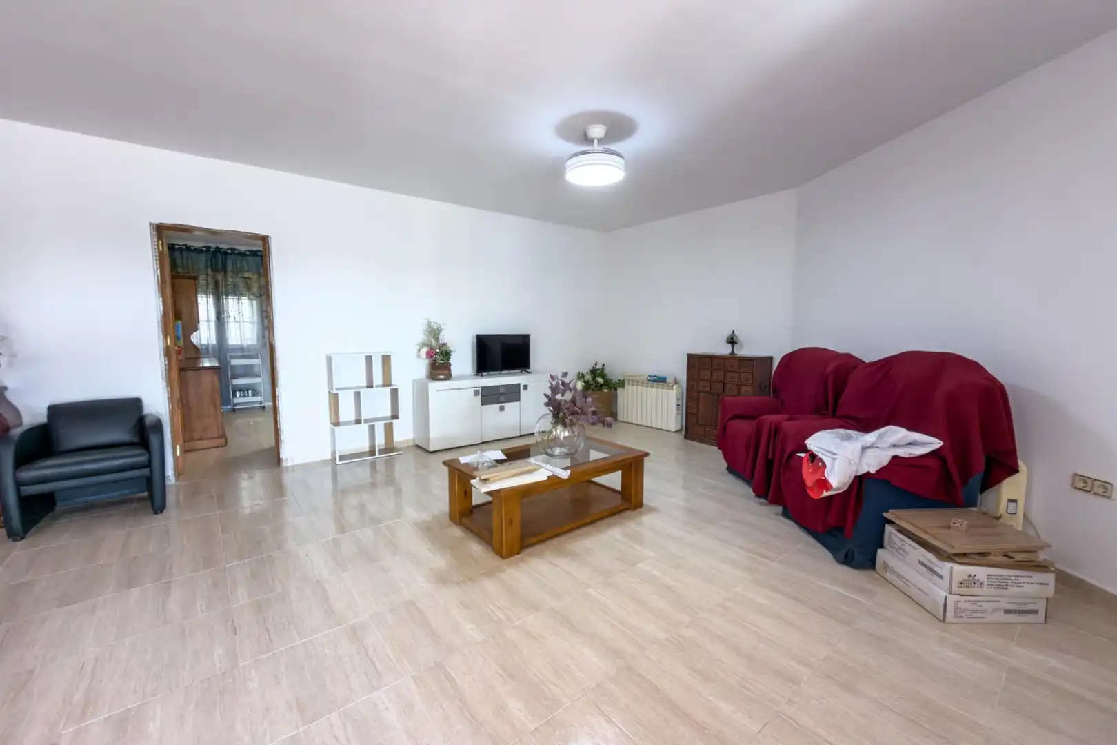 Sala de estar de Finca rústica en venta en San Javier con Aire acondicionado, Calefacción y Jardín privado