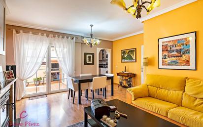 Sala d'estar de Àtic en venda en Roquetas de Mar amb Aire condicionat i Terrassa