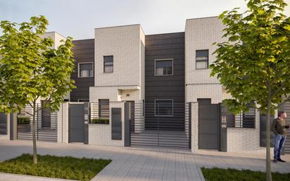 Exterior view of Single-family semi-detached for sale in Badajoz Capital