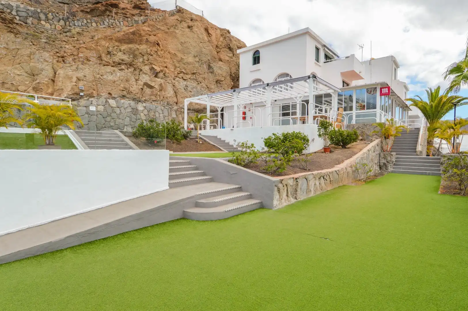 Terrassa de Apartament en venda en Mogán amb Terrassa, Moblat i Piscina comunitària