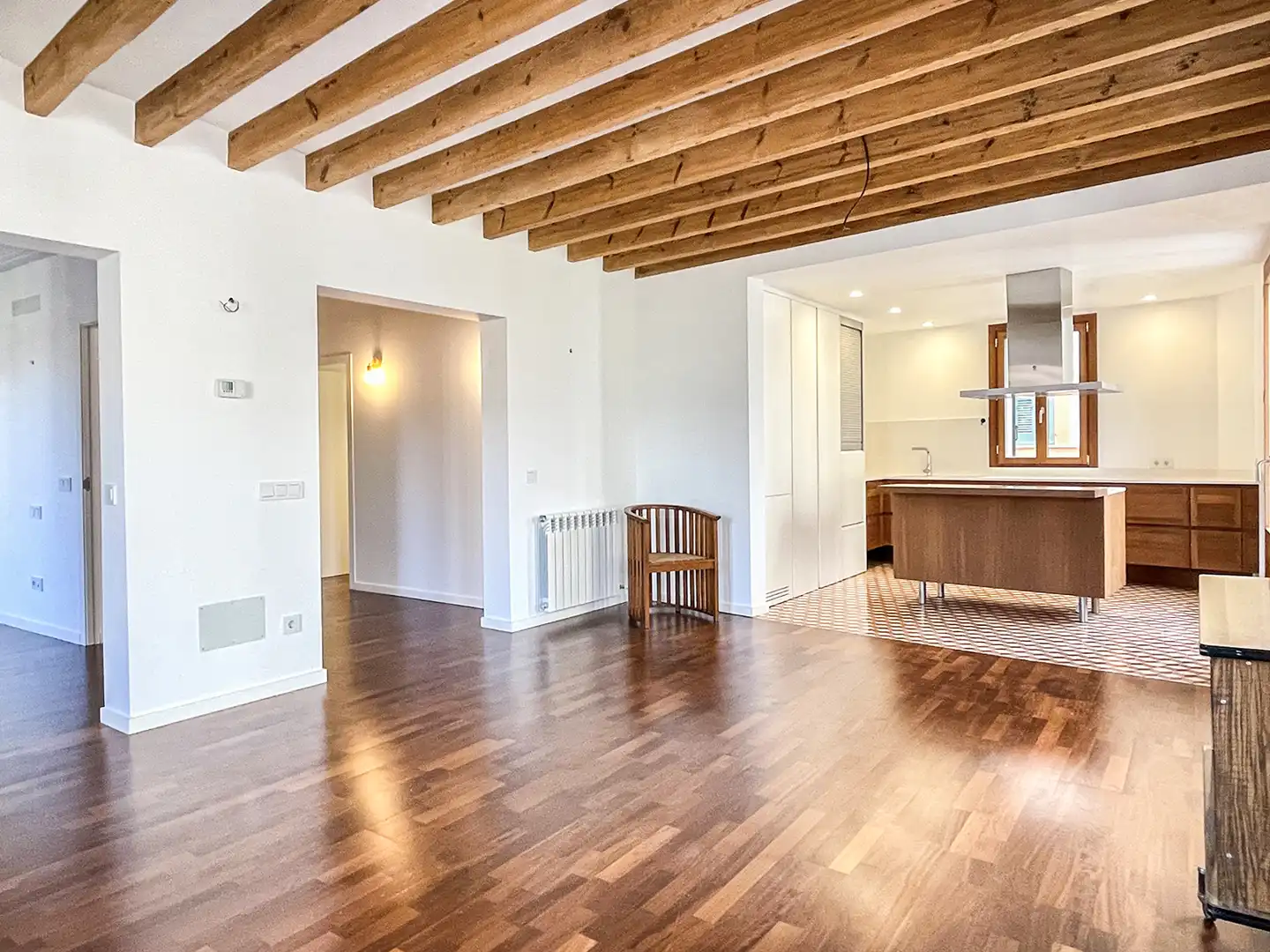 Sala d'estar de Apartament de lloguer en  Palma de Mallorca amb Aire condicionat