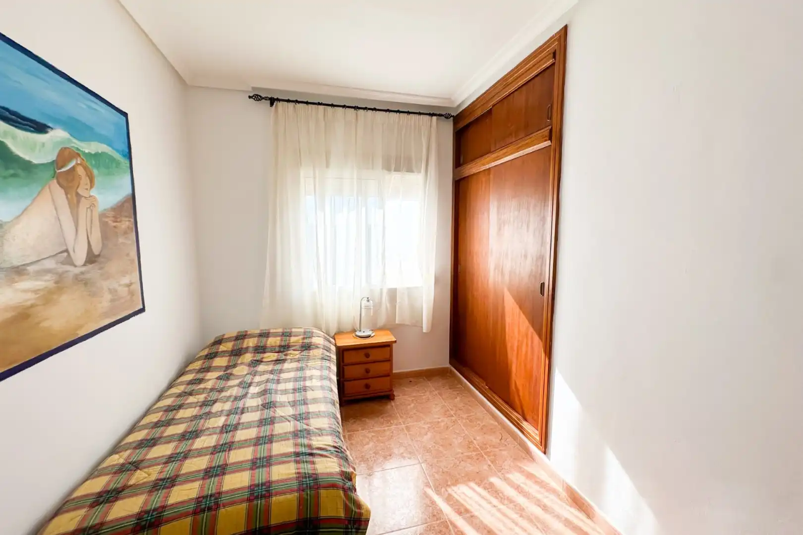 Schlafzimmer von Country house zur Miete in Pilar de la Horadada mit Privatgarten, Terrasse und Abstellraum
