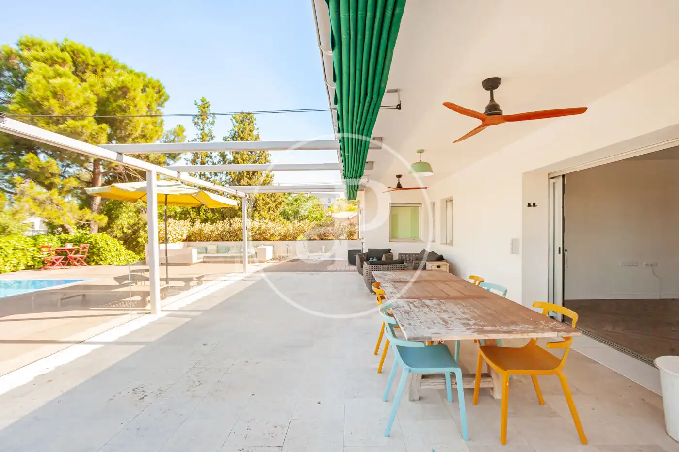 Terraza de Casa o chalet de alquiler en Madrid con Aire acondicionado, Calefacción y Jardín privado
