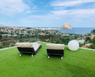 Terrace of House or chalet for sale in Calpe / Calp  with Air Conditioner, Heating and Terrace