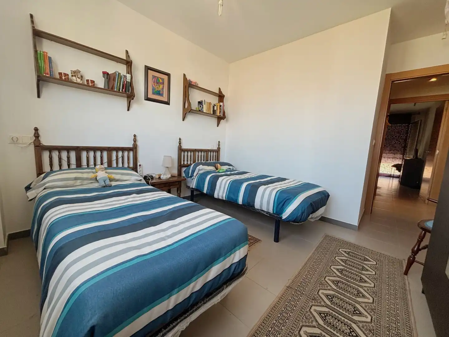 Schlafzimmer von Wohnung zum Verkauf in Zuera mit Heizung, Möbliert und Ofen
