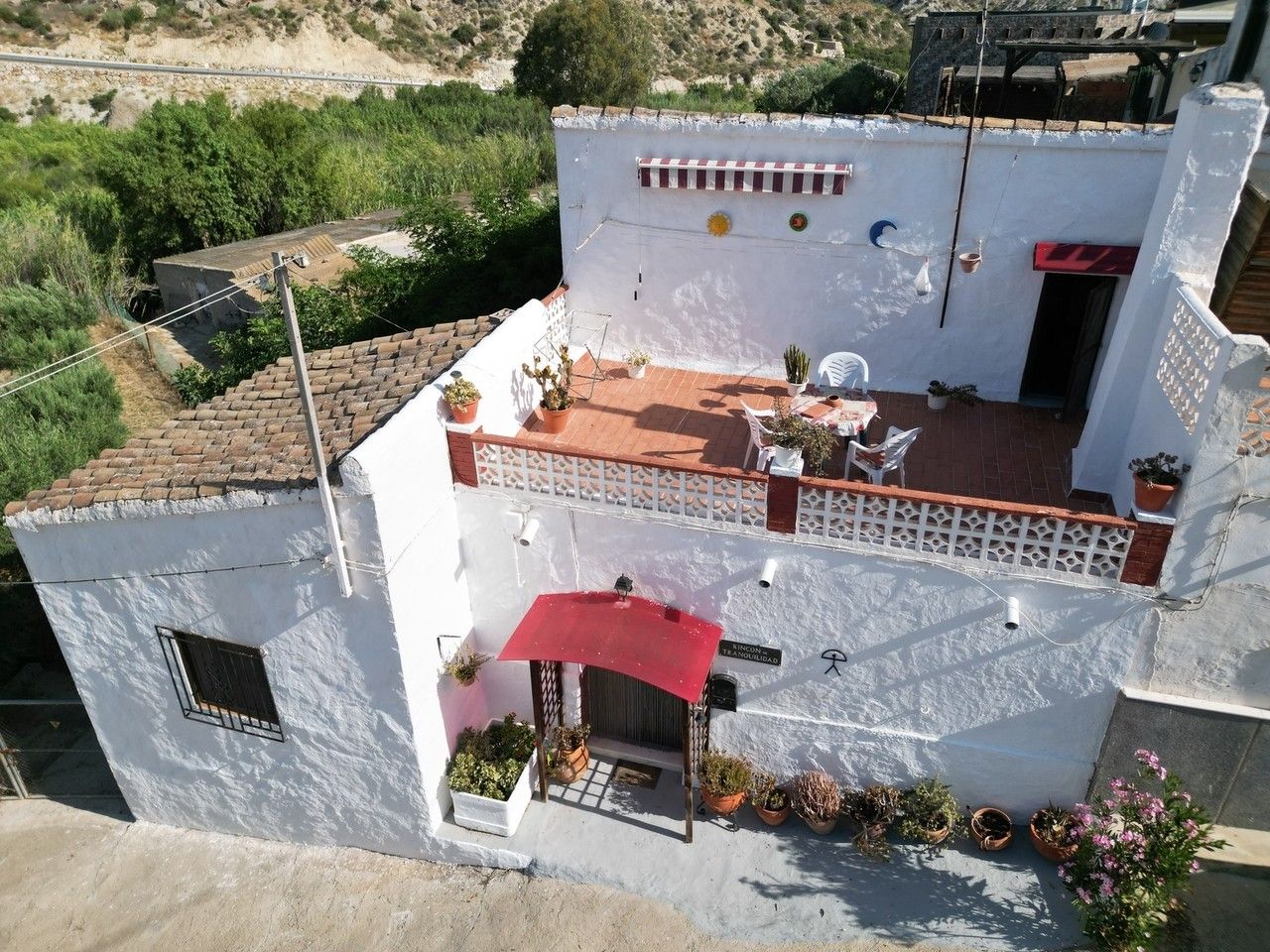 Vista exterior de Finca rústica en venta en Sorbas con Terraza