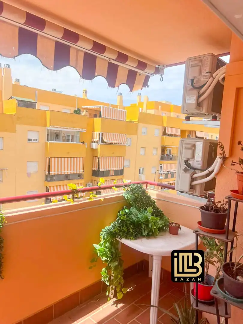Terraza de Piso de alquiler en Mijas con Aire acondicionado, Terraza y Amueblado
