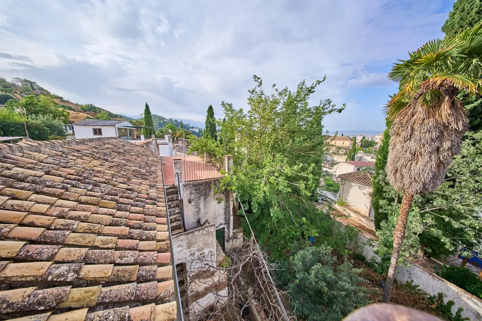 Vista exterior de Casa o chalet en venta en Granada con Jardín privado, Terraza y Piscina