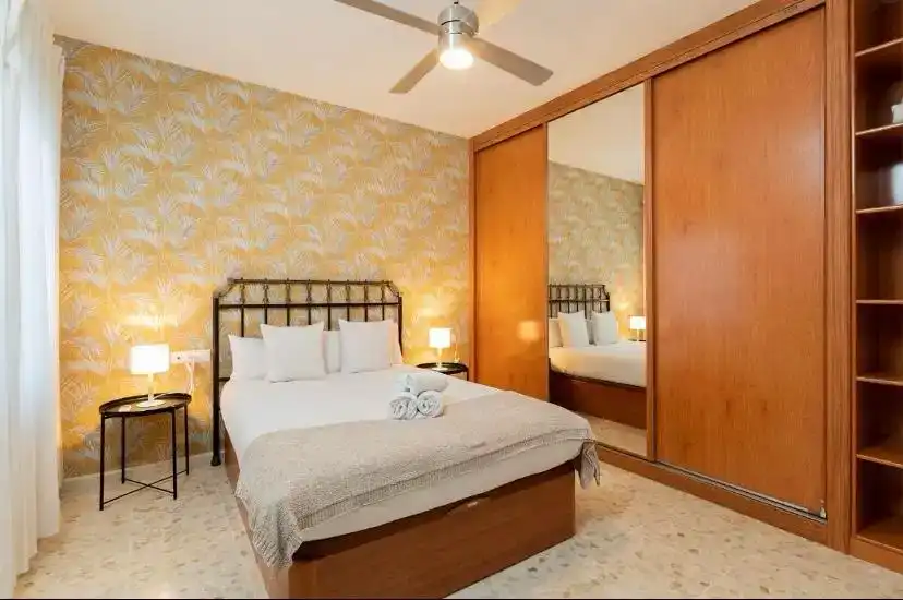 Bedroom of Flat for rent in Torremolinos  with Air Conditioner, Furnished and Balcony