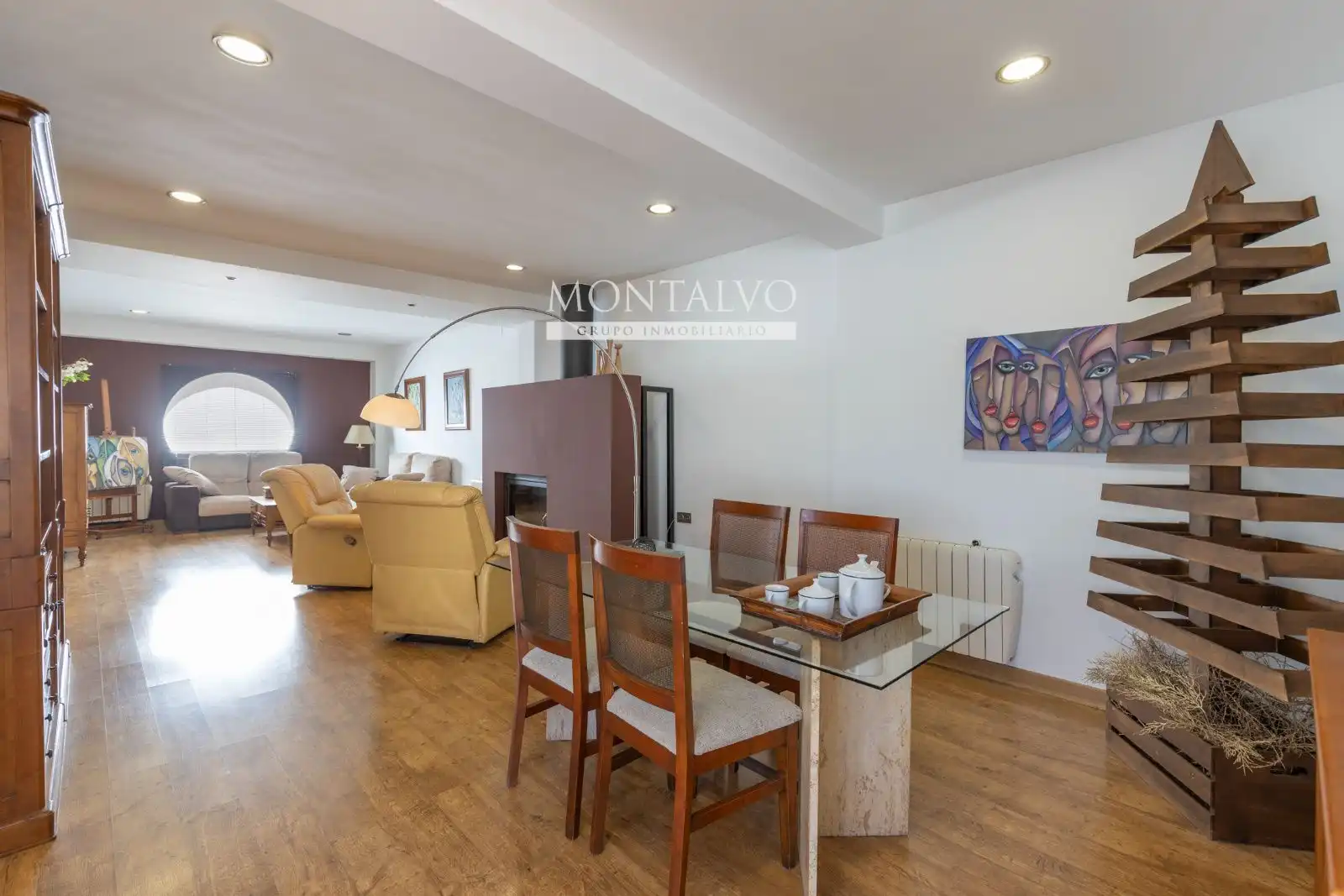 Sala de estar de Casa adosada en venta en Chauchina con Aire acondicionado, Calefacción y Piscina