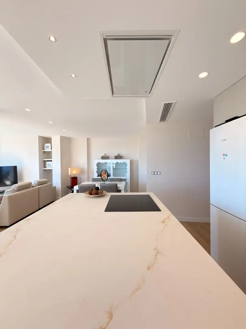 Kitchen of Flat for rent in Alicante / Alacant  with Air Conditioner, Private garden and Terrace