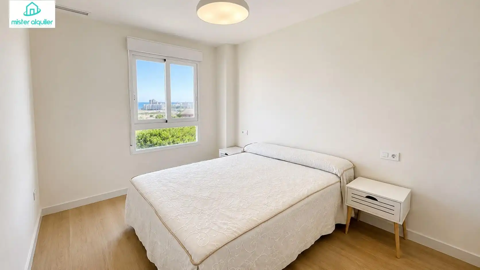 Bedroom of Apartments for rent in El Campello  with Air Conditioner, Heating and Terrace