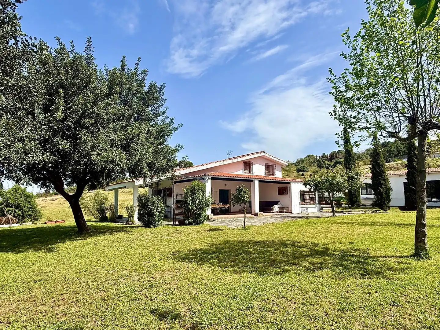 Garden of Country homes for sale in Plasencia  with Air Conditioner and Private garden