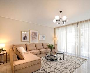 Living room of Flat to rent in Badalona  with Air Conditioner, Furnished and Pets allowed