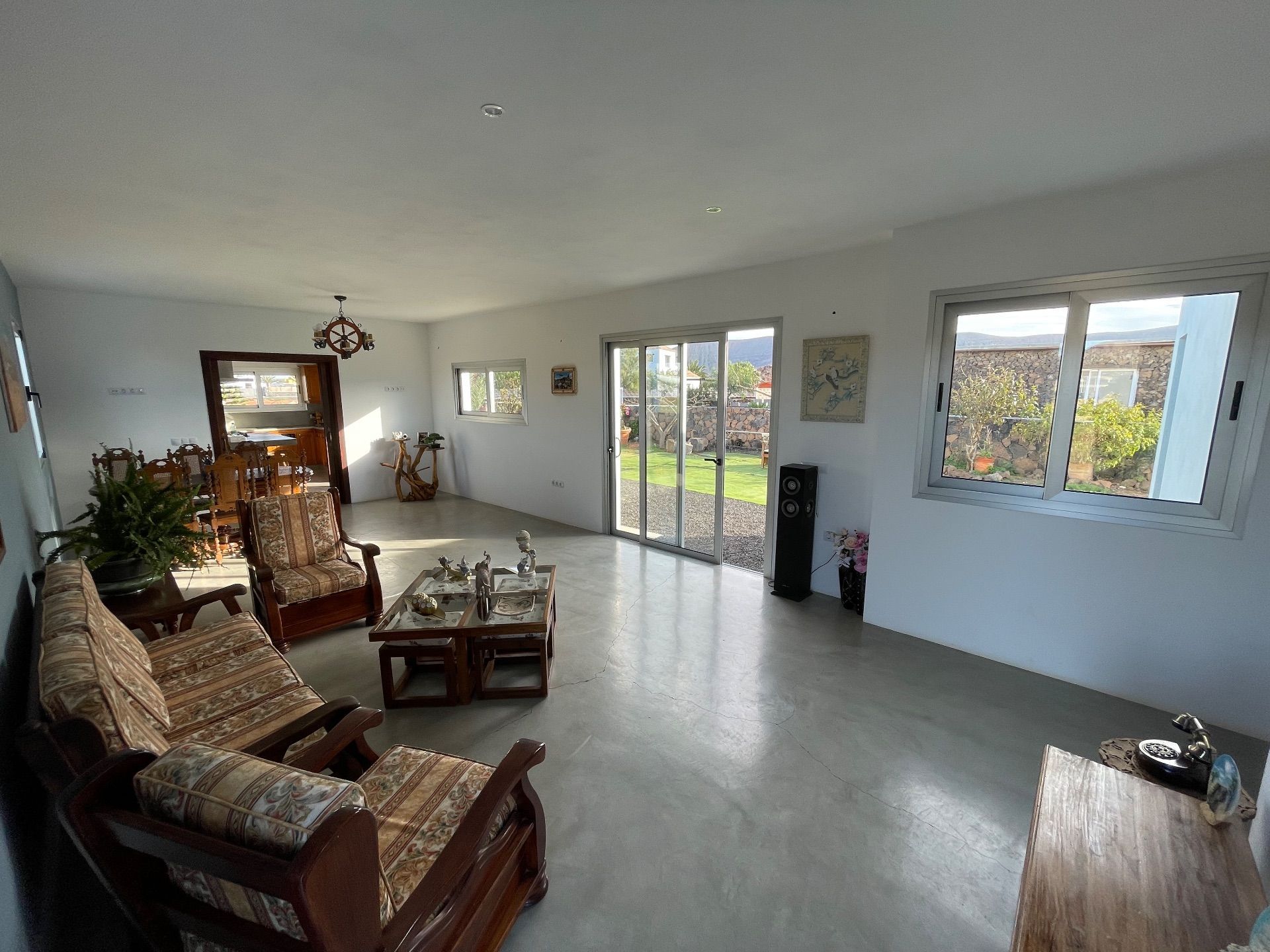 Sala de estar de Casa o chalet en venta en La Oliva con Amueblado