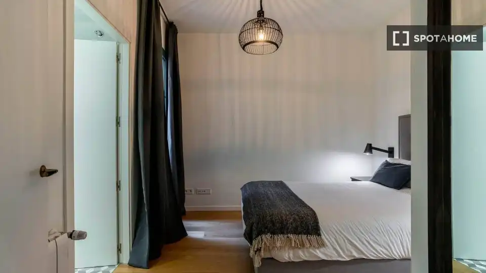 Habitación de Piso de alquiler en Barcelona con Aire acondicionado, Calefacción y Amueblado