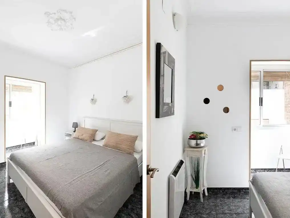 Dormitori de Apartament per a compartir en San Vicente del Raspeig / Sant Vicent del Raspeig amb Aire condicionat i Moblat