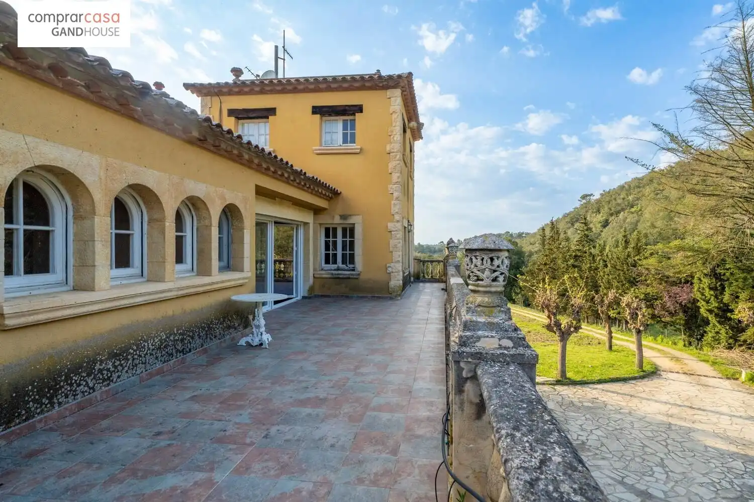 Vista exterior de Finca rústica en venta en Caldes de Malavella con Aire acondicionado, Calefacción y Jardín privado