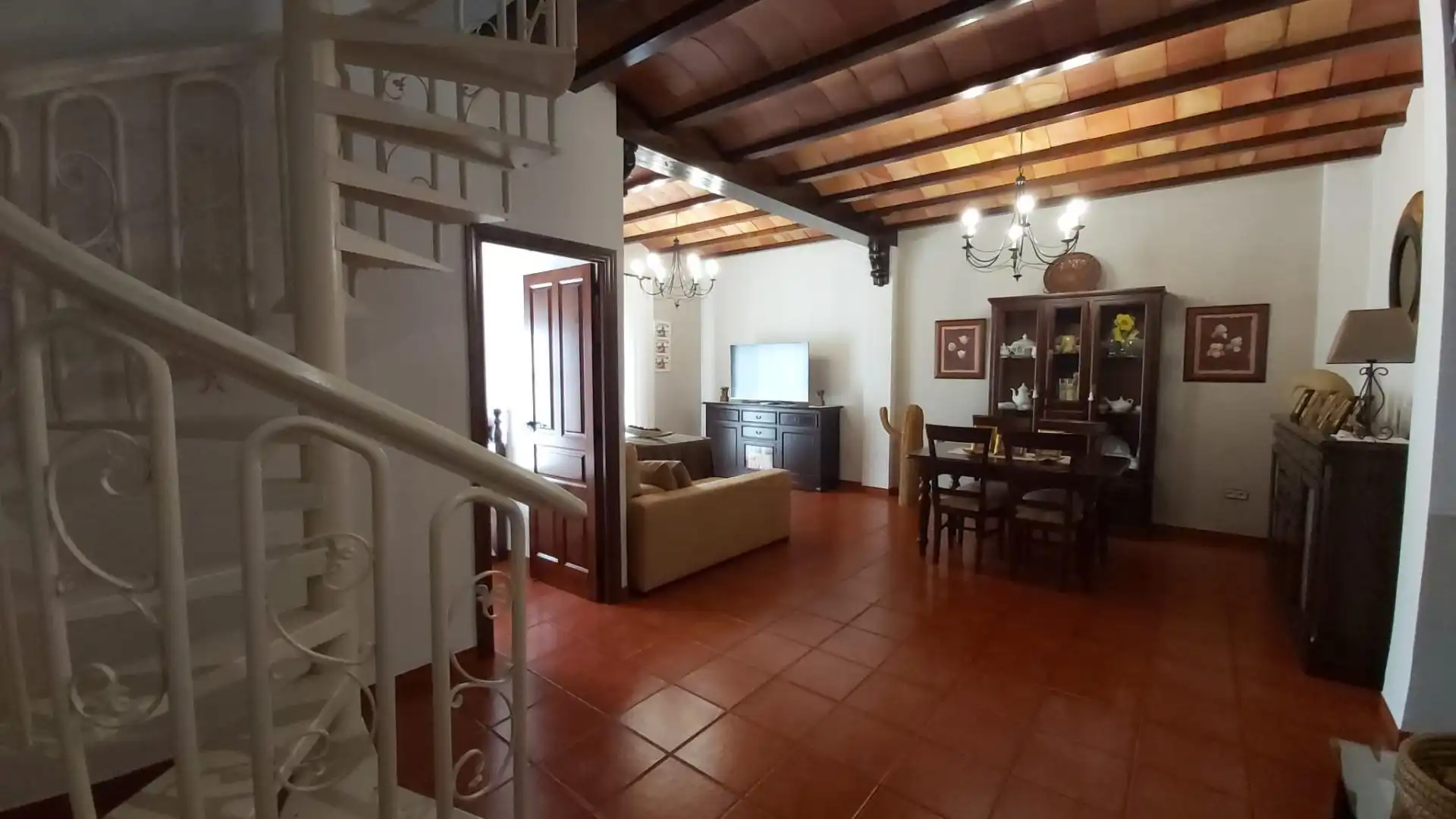 Living room of Flat for sale in Utrera  with Air Conditioner, Terrace and Balcony