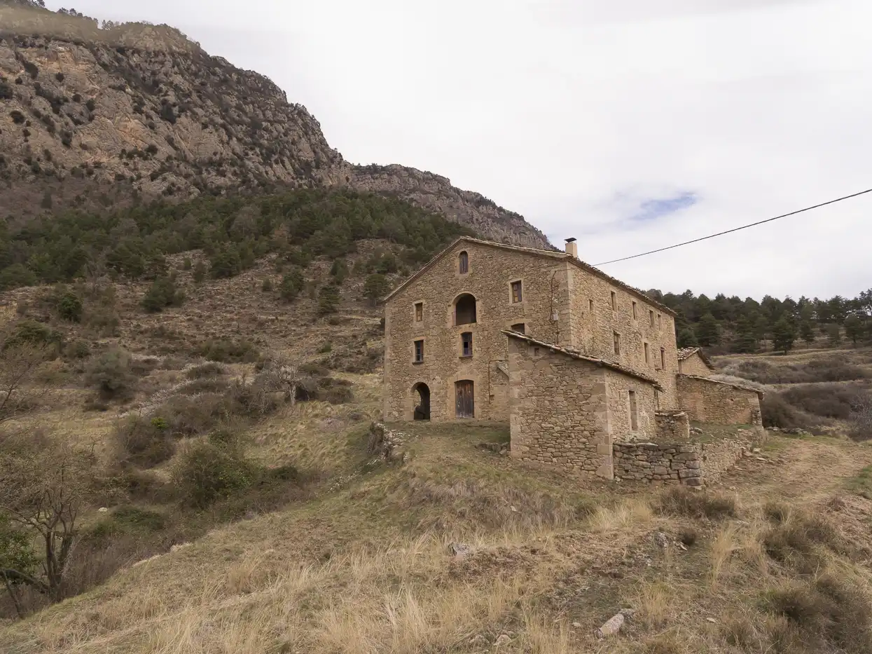 Vista exterior de Finca rústica en venda en Castell de l'Areny
