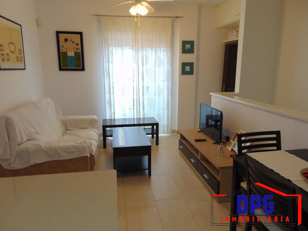 Living room of Apartment for sale in Vera  with Air Conditioner, Furnished and Balcony
