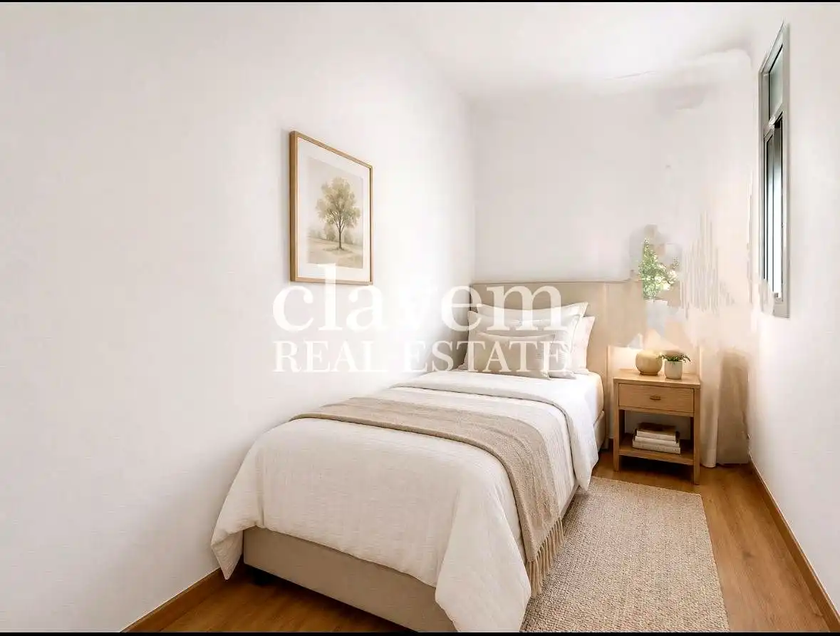 Schlafzimmer von Wohnung zum Verkauf in Montgat mit Klimaanlage und Terrasse