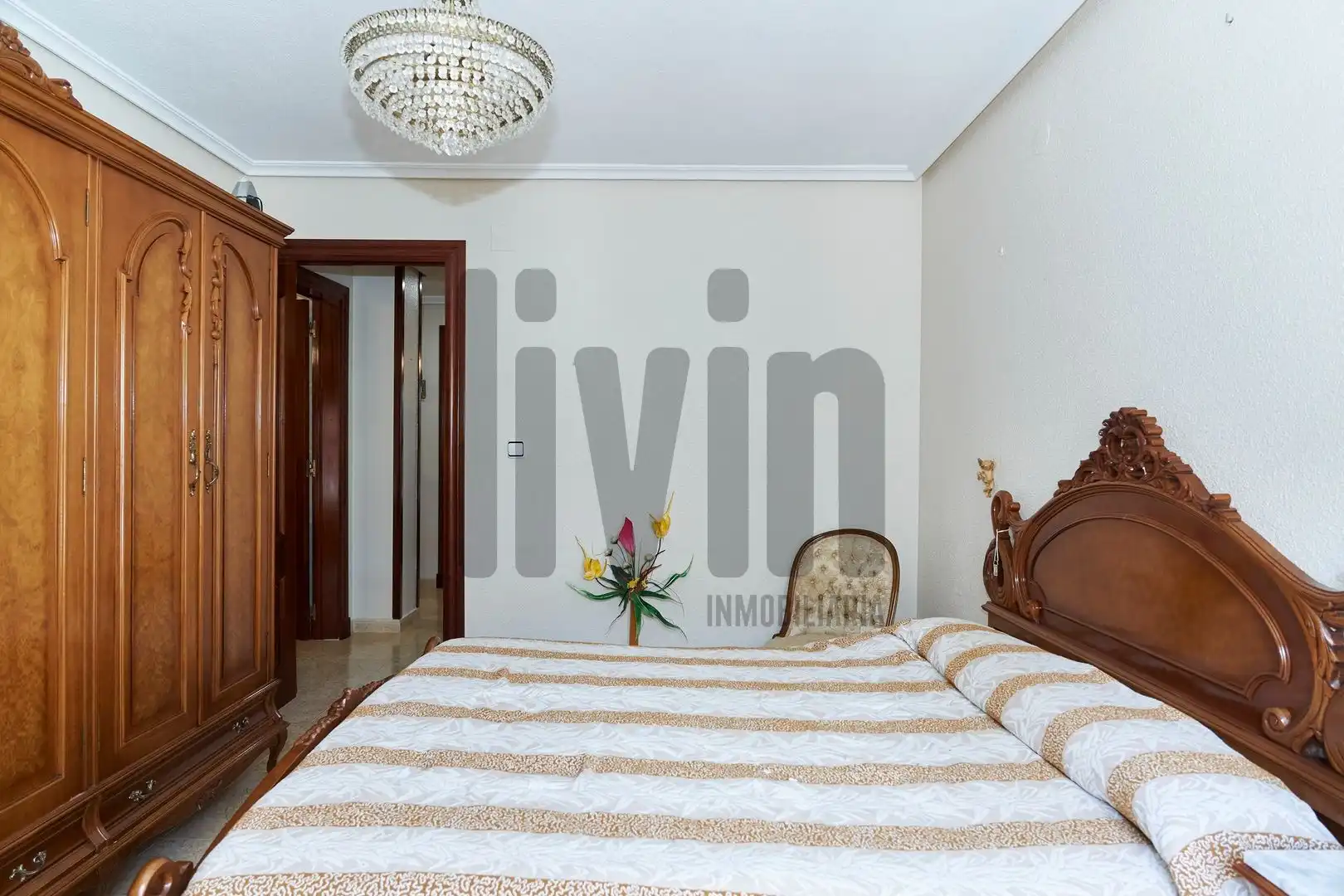 Bedroom of Flat for sale in Jaén  with Air Conditioner and Heating