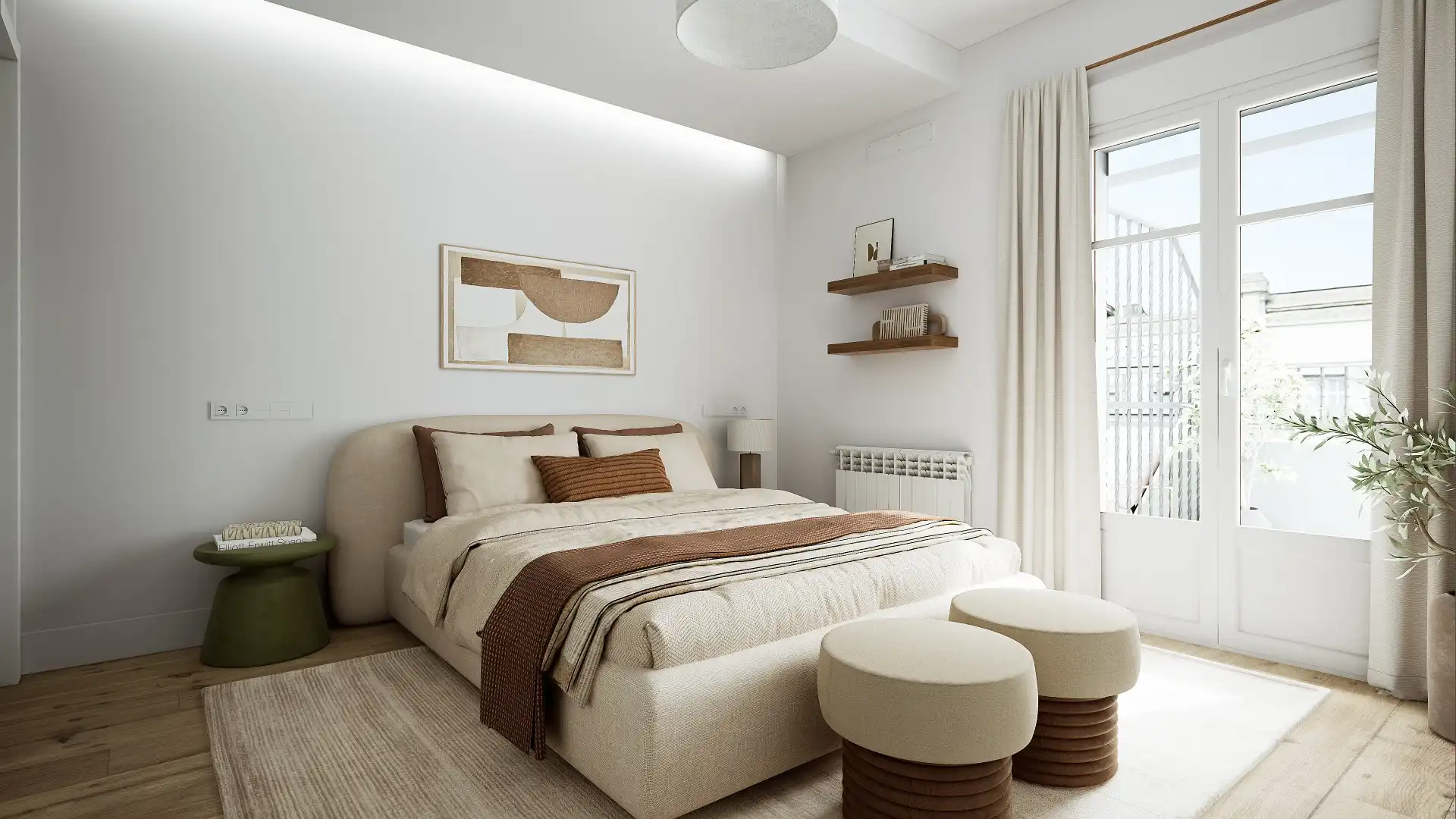 Schlafzimmer von Dachboden zum Verkauf in Bilbao  mit Terrasse