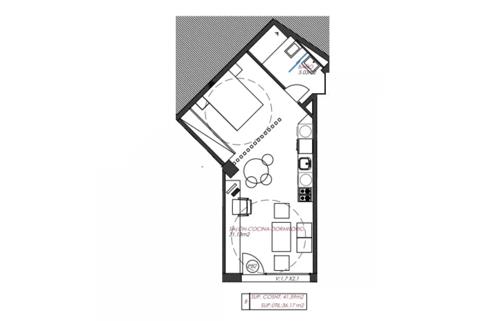 Estudio con ascensor en venta en Calle Alhama de Granada, imagen 28