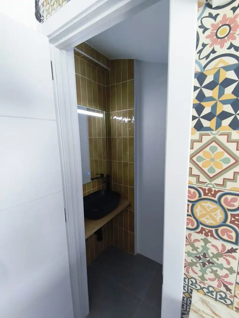Badezimmer von Wohnung zum Verkauf in Villajoyosa / La Vila Joiosa mit Klimaanlage