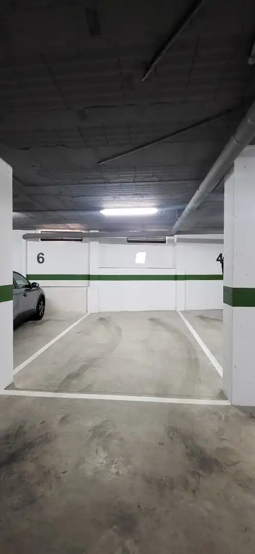 Parking of Flat for sale in Plasencia  with Air Conditioner, Heating and Parquet flooring