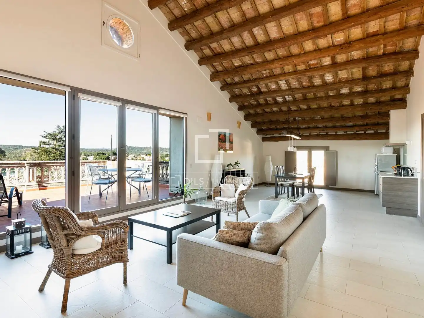 Living room of Country homes for sale in La Torre de Claramunt  with Air Conditioner, Heating and Private garden