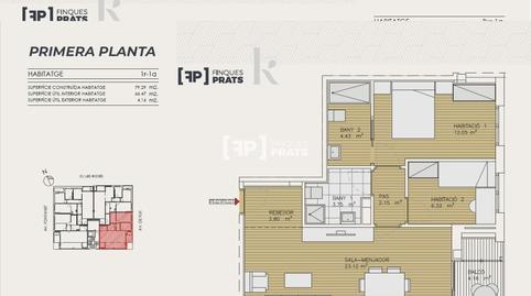 Foto 2 de Pis en venda a Flix, La Bordeta, Lleida