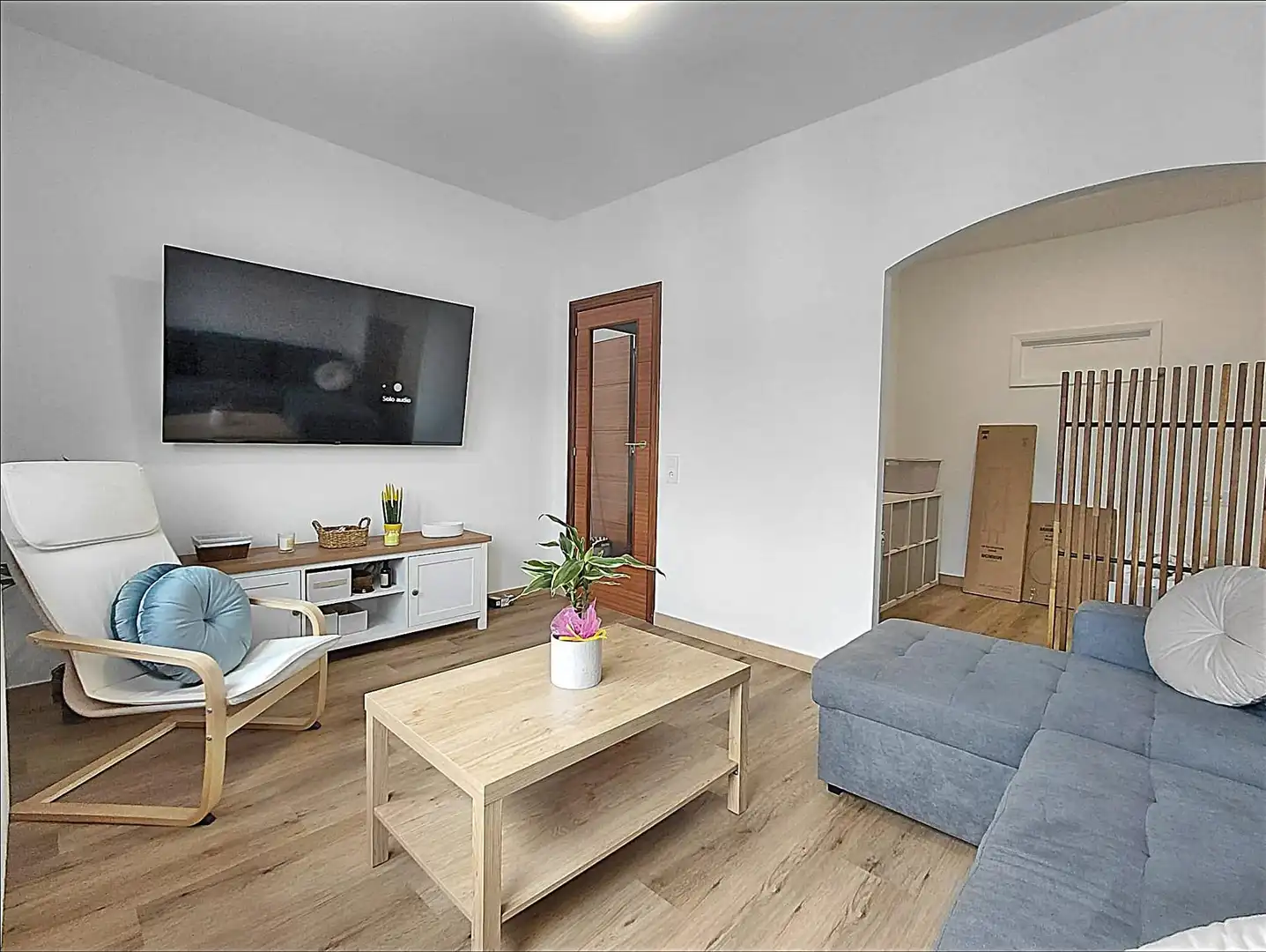 Sala d'estar de Casa o xalet en venda en Vilagarcía de Arousa amb Calefacció, Terrassa i Traster