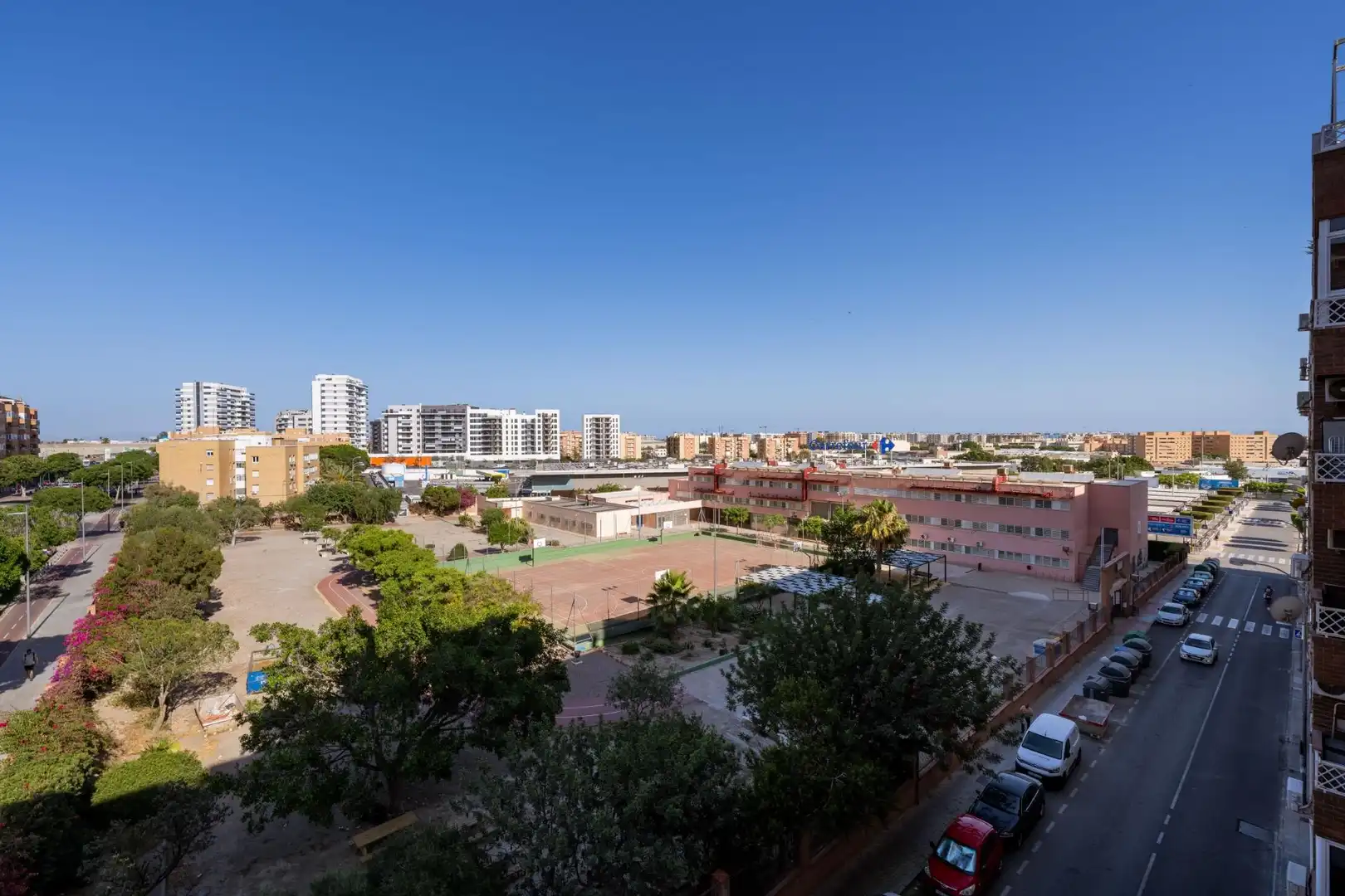Exterior view of Flat for sale in Almería  with Air Conditioner, Storage room and Balcony