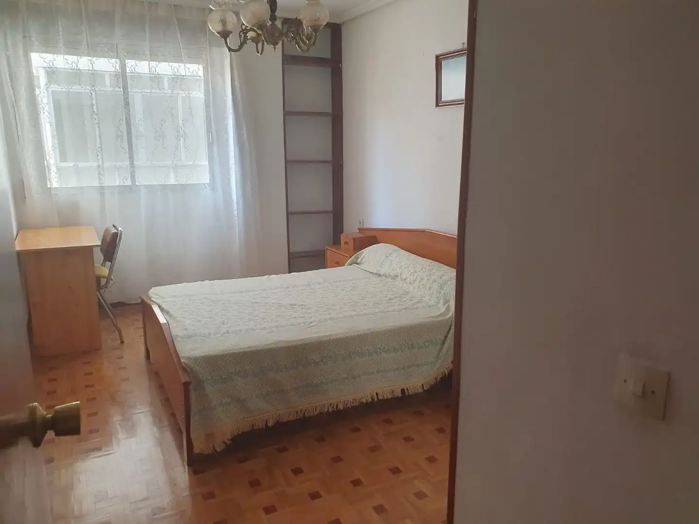 Schlafzimmer von Wohnung zum Verkauf in León Capital  mit Heizung, Parkett und Terrasse
