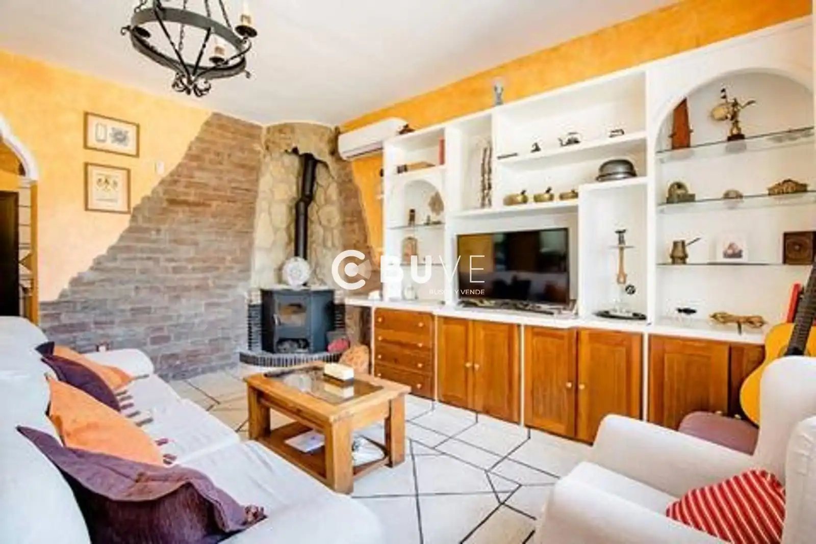 Sala de estar de Casa o chalet de alquiler en Coria del Río con Aire acondicionado, Terraza y Piscina