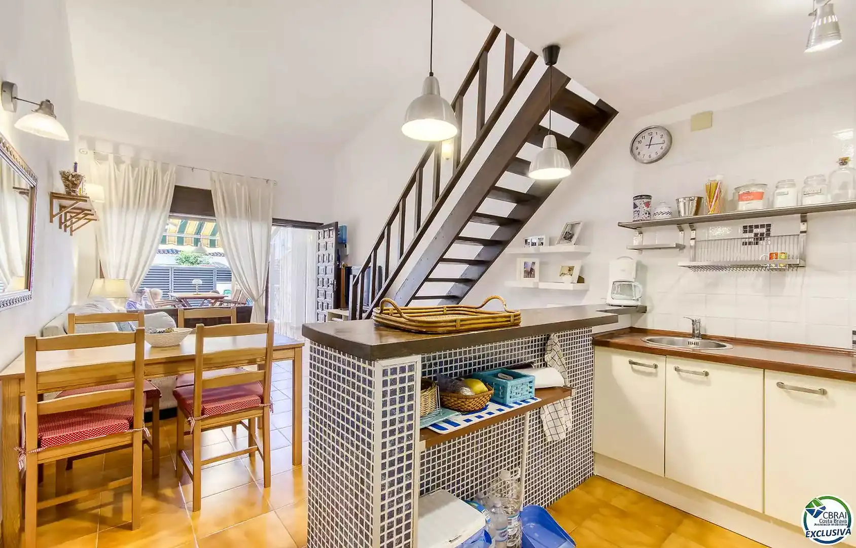 Cocina de Casa o chalet en venta en Garrigàs con Terraza y Amueblado