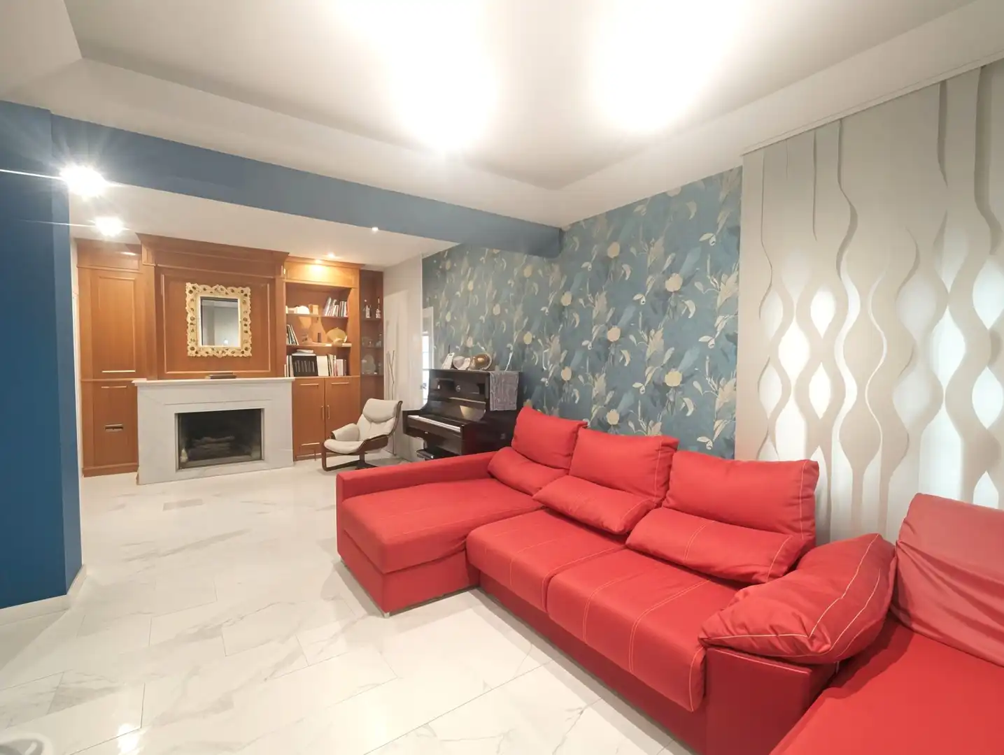 Sala de estar de Casa o chalet de alquiler en Mérida con Aire acondicionado, Calefacción y Trastero