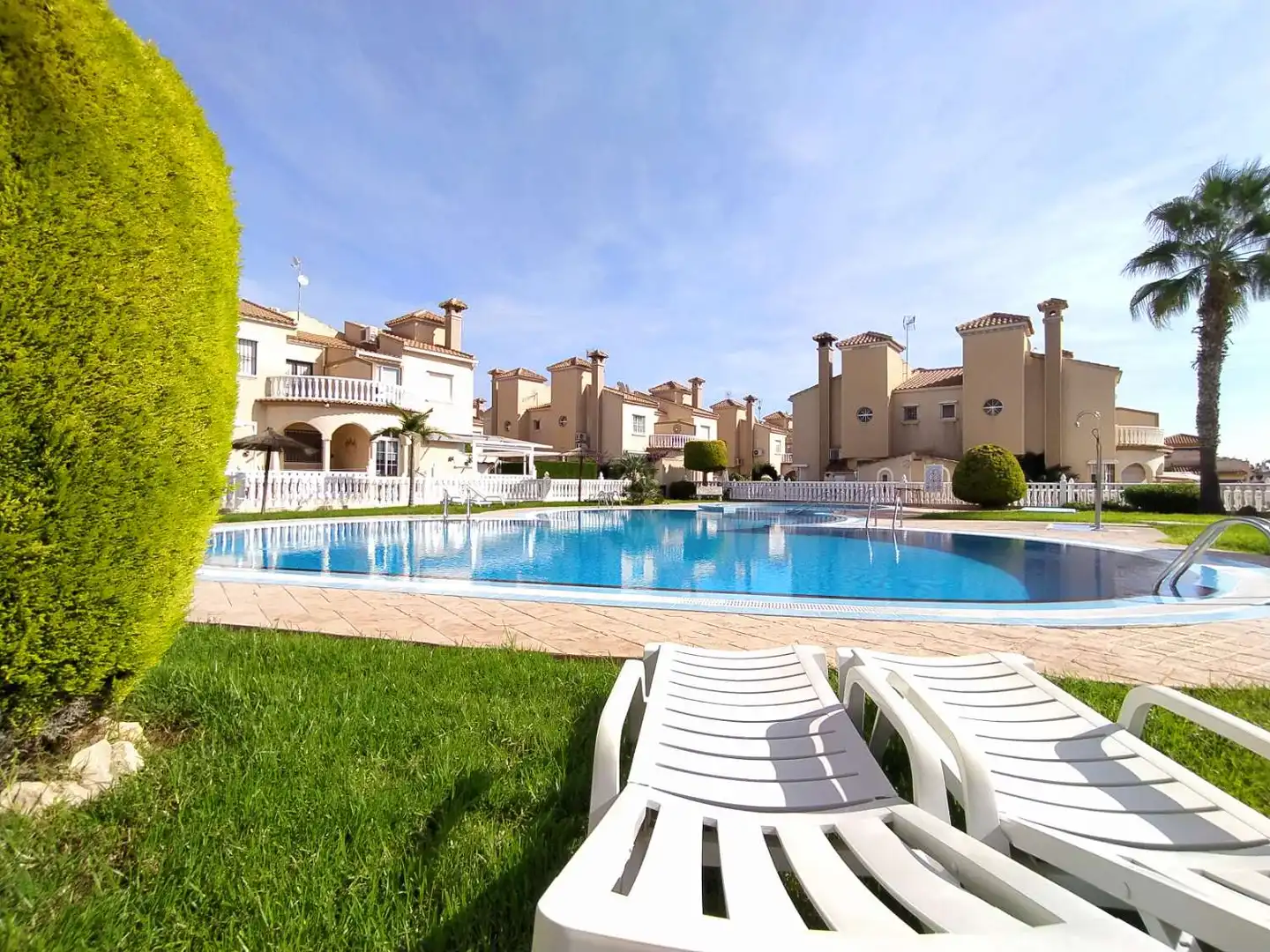 Swimming pool of Duplexes for sale in Orihuela  with Air Conditioner, Heating and Swimming Pool