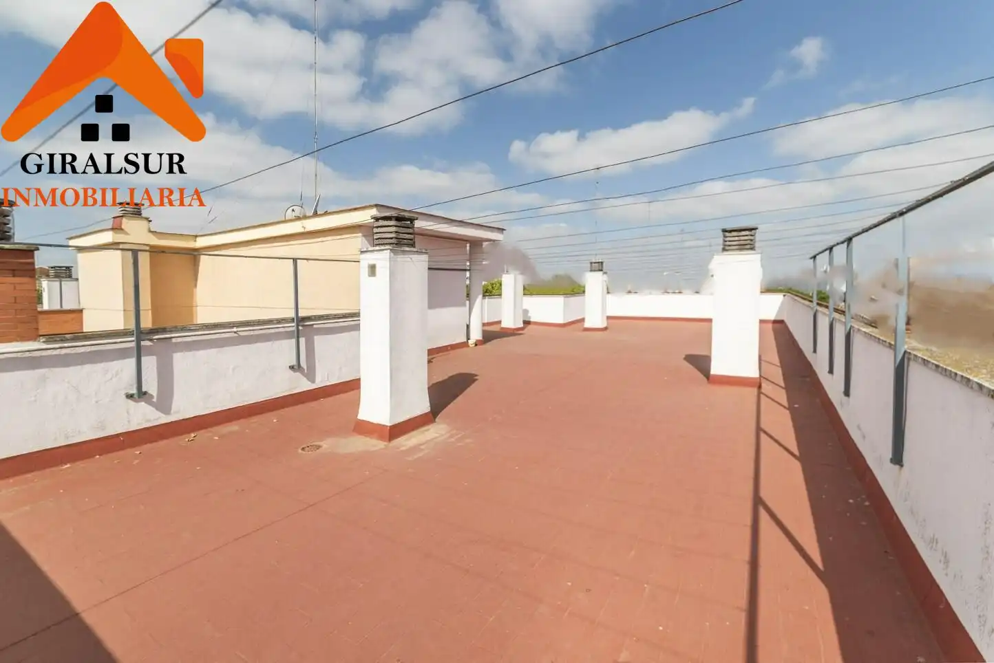 Terrace of Flat for sale in Sevilla  with Air Conditioner, Storage room and Balcony