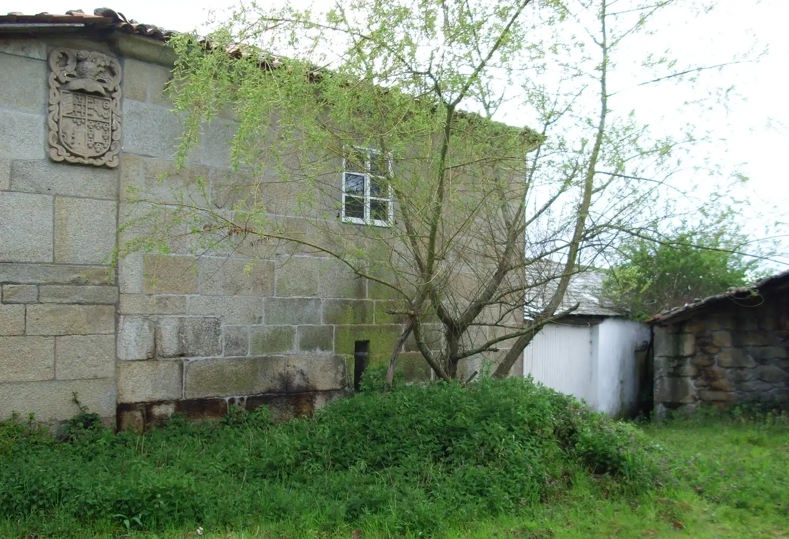 Vista exterior de Casa o xalet en venda en Palas de Rei amb Jardí privat, Terrassa i Moblat