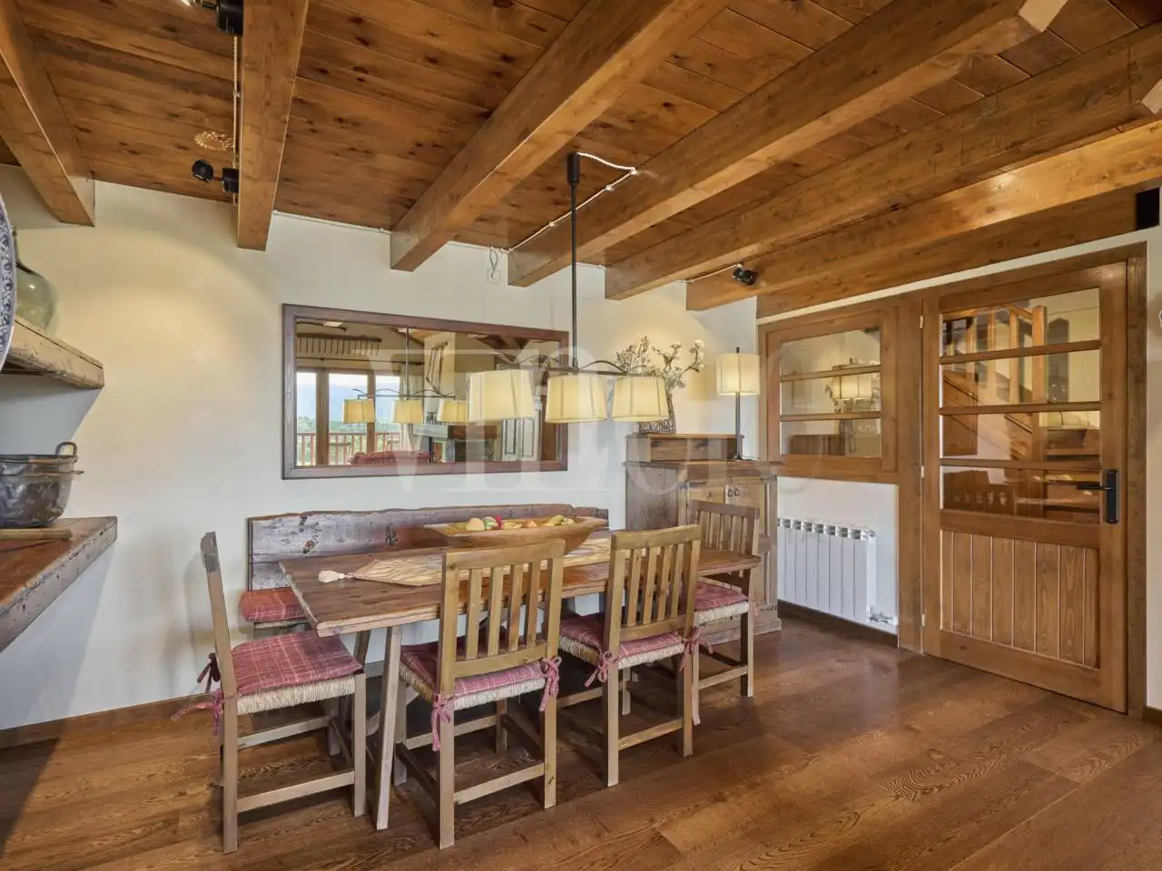 Dining room of Duplexes for sale in Puigcerdà  with Heating, Parquet flooring and Terrace