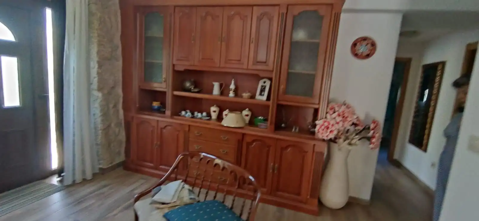 Sala d'estar de Casa o xalet en venda en Crecente amb Jardí privat i Moblat