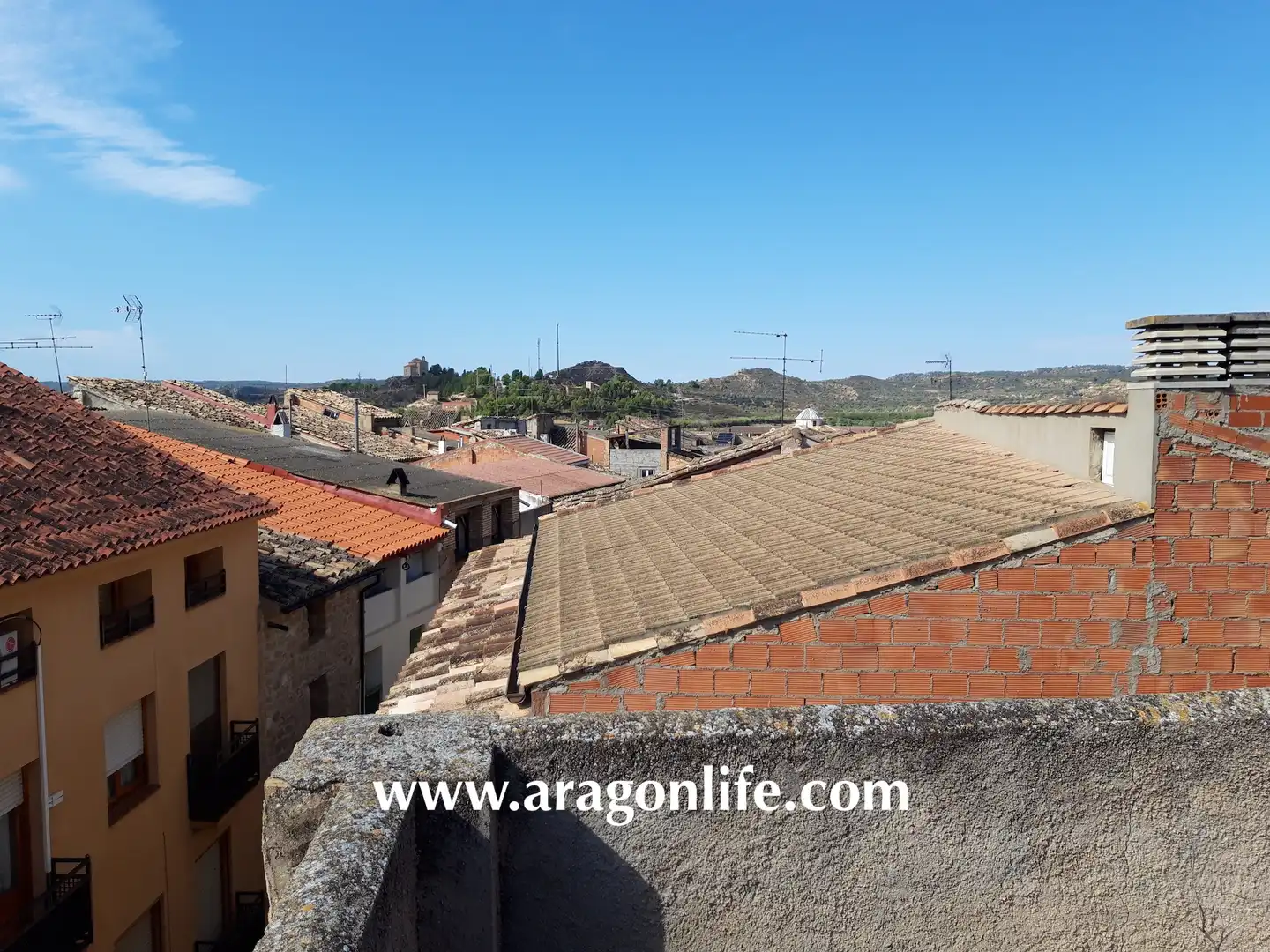 Vista exterior de Casa o chalet en venta en Maella con Amueblado, Horno y Balcón