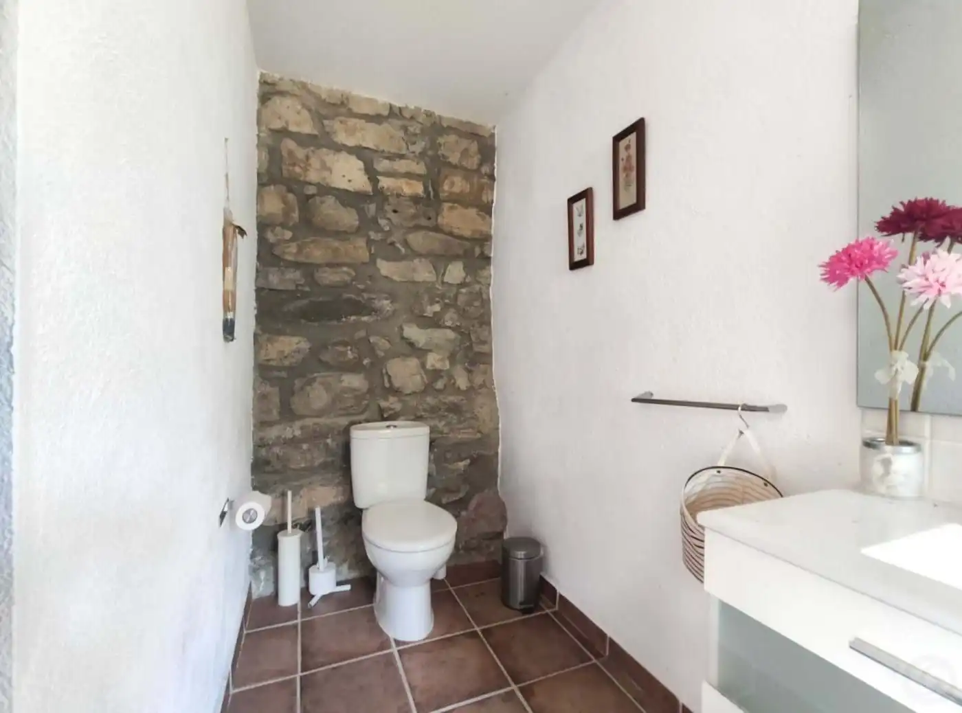 Bathroom of Houses for sale in La Vall de Bianya  with Heating, Terrace and Storage room